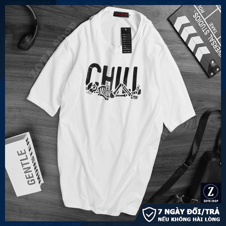  Áo thun nam tay ngắn cổ tròn in 3D Chill chất thun 4 chiều mịn mát CZ89 | BigBuy360 - bigbuy360.vn
