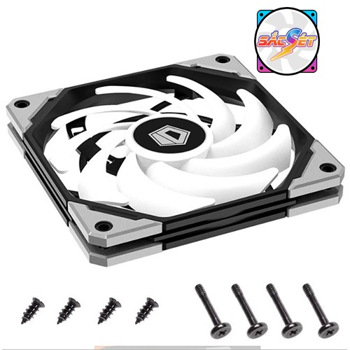 Quạt tản nhiệt Fan Case 12cm ID-Cooling 12015-XT ARGB . Siêu mỏng 15mm, hỗ trợ điều tốc PWM và led ARGB .