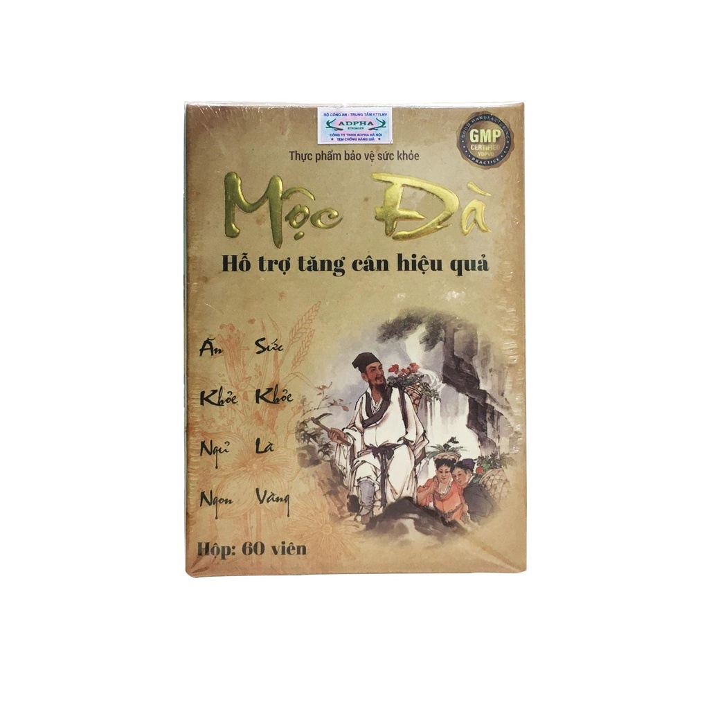 Thảo Mộc tăng cân cho trẻ - hỗ trợ trẻ ăn ngon miệng - ( Mộc Đà chính hãng 100%) hộp 60 viên