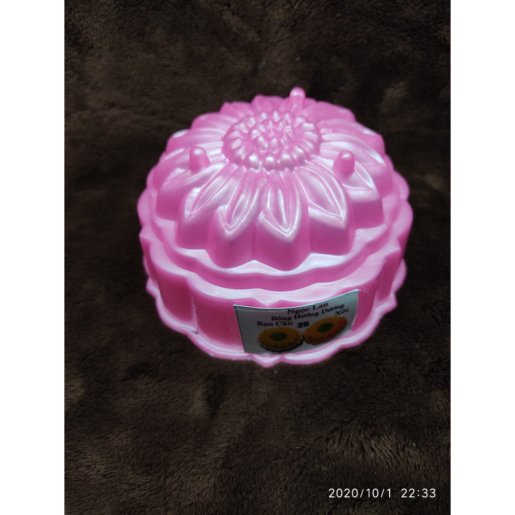 KHUÔN XÔI TRÒN , RAU CÂU , HƯỚNG DƯƠNG 9,5 cm x 5 cm