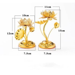 ĐẾ NẾN HOA SEN HỢP KIM