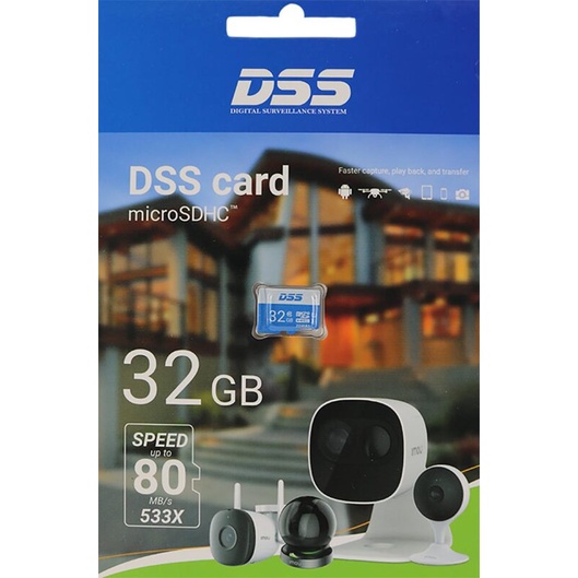 Thẻ nhớ 32GB chính hãng DAHUA (DSS)- Chuyên dành cho camera - Bảo hành 24 tháng