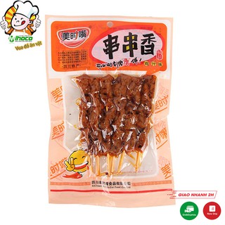 Đồ ăn chay , đậu hũ khô Tứ Xuyên gói 60g - Đồ ăn vặt Trung Quốc - Mihoco foods