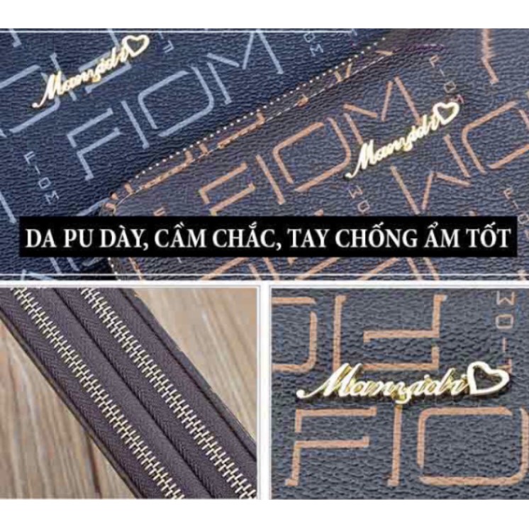 [Mã FAMAYWA2 giảm 10K đơn 50K] Ví Dài Cầm Tay Nam,Nữ Hoạ Tiết in Chữ Kèm LOGO Thời Trang Sang Trọng,Sành Điệu TK908 | BigBuy360 - bigbuy360.vn