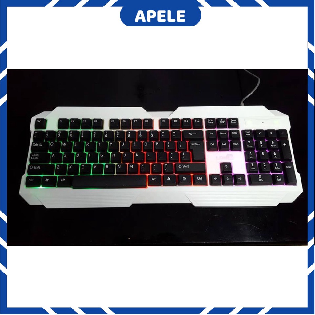 Bộ bàn phím và chuột giả cơ chơi game Dareu Zornwee Shipdapo Master D280 D620 D950 có đèn LED APELE