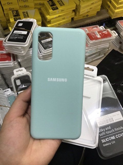 Ốp lưng Silicon Cover Galaxy S20  chống bám bẩn, chống bán vân tay