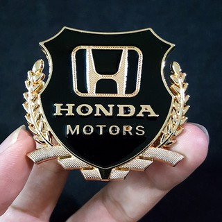 Bộ 2 Logo Bông Lúa HONDA Trang Trí Xe Hơi