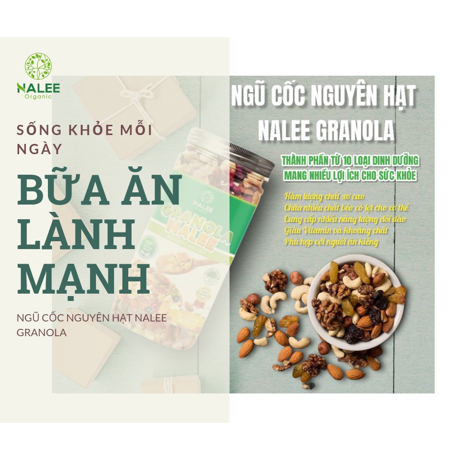 [SIÊU RẺ] NGŨ CỐC GRANOLA ĂN KIÊNG SIÊU HẠT DINH DƯỠNG - EAT CLEAN