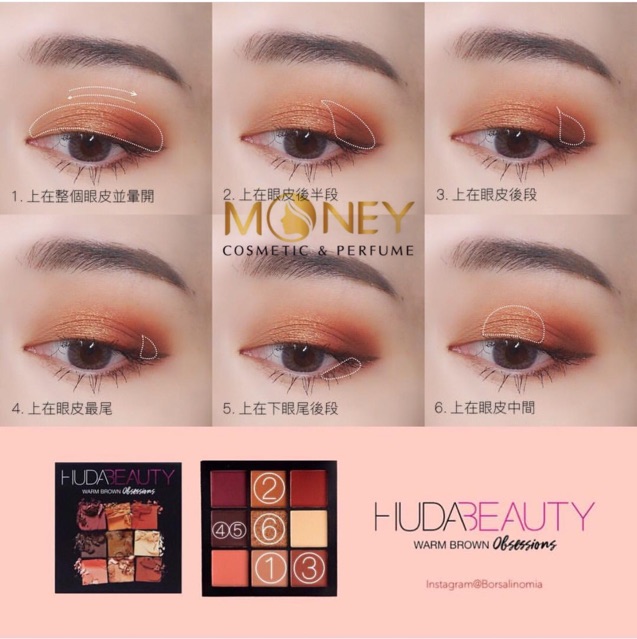 Bảng Mắt HUDA BEAUTY Obsessions Eyeshadow Palette-Warm Brown