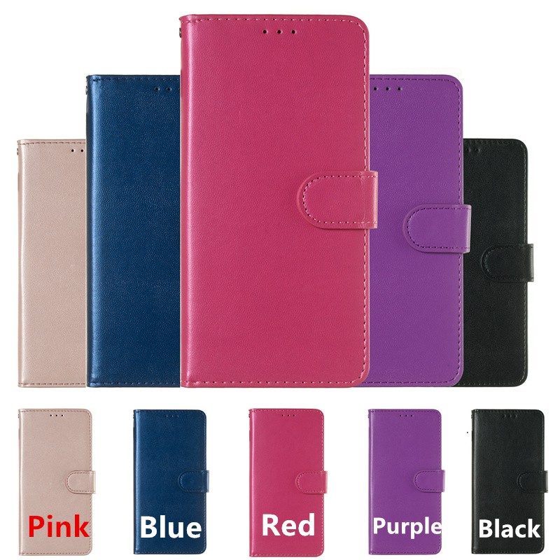 Bao nắp gập chất da trơn màu cho điện thoại iPhone 5 5s se 6 6s 7 8 Plus | BigBuy360 - bigbuy360.vn