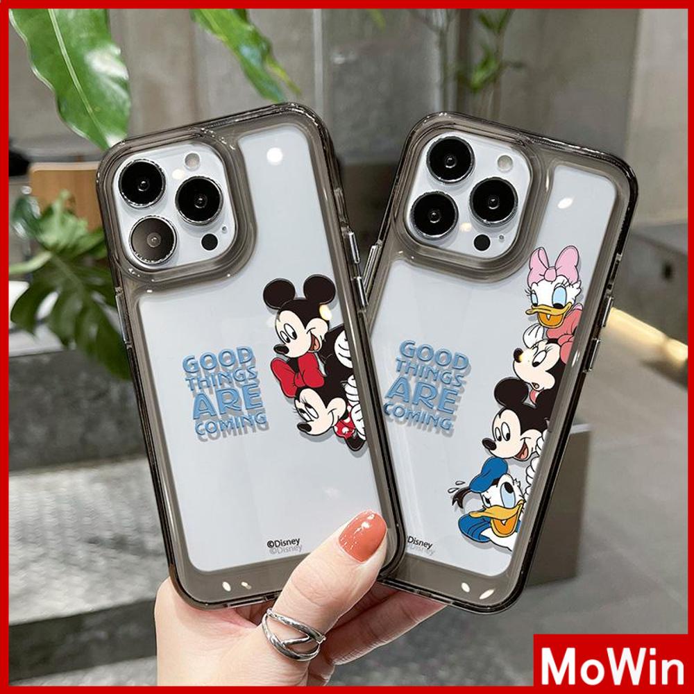 Ốp điện thoại HD acrylic nút kim loại chống sốc thích hợp cho iPhone 14 Pro Max 14 Plus 13 Pro Max 12 11 XR 7Plus