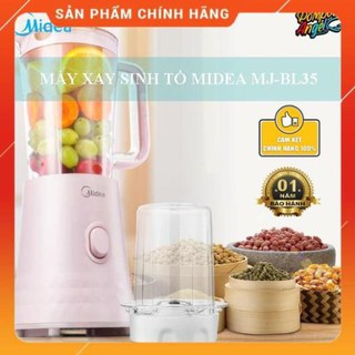 Siêu hỏa tốc máy xay sinh tố midea mj-bl35 hồng chính hãng