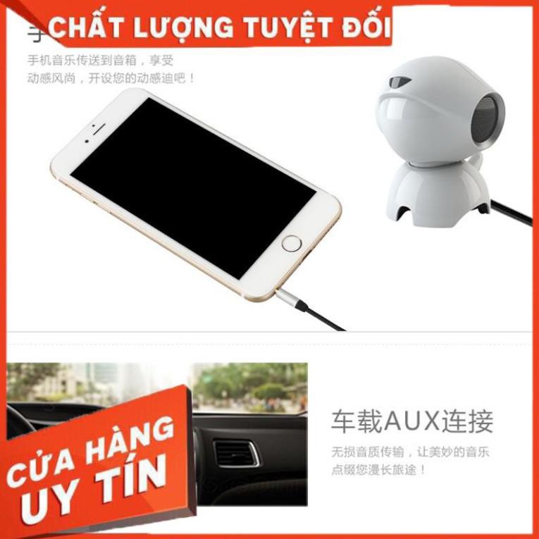 Dây cáp âm thanh AUX 15 Earldom Jack Kết Nối Chân 3.5 Lấy Âm Thanh Video Audio Lấy Nhạc Ra Loa Oto
