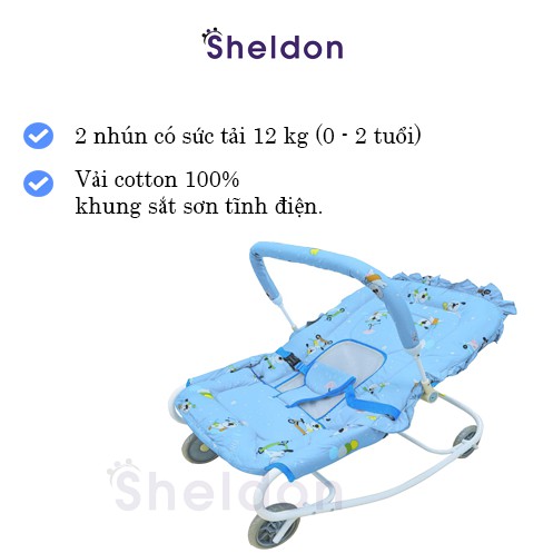 [HÀNG CAO CẤP] Xe nhún đa năng ăn bột, tắm nắng, ngủ trưa, bập bênh cho em bé chính hãng Autoru Việt Nam