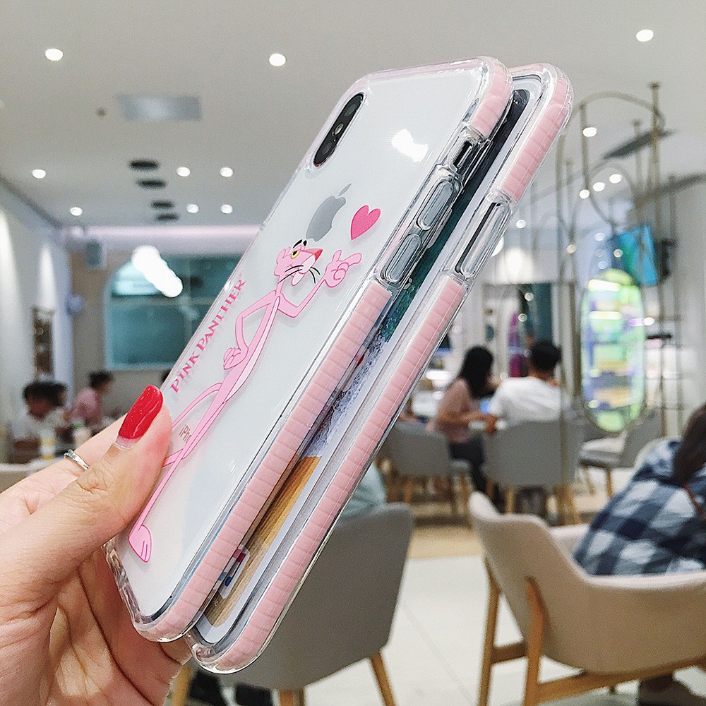 ốp lưng tpu mềm in hình báo hồng đáng yêu cho iphone x/xs 7 8 6/6s plus | BigBuy360 - bigbuy360.vn