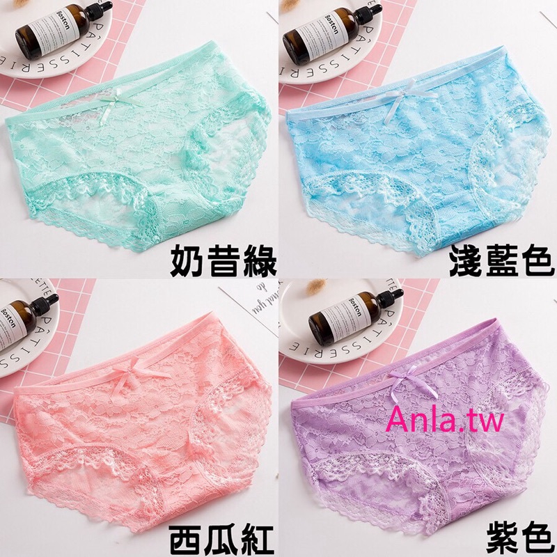 Quần lót Cotton phối ren xinh xắn🎀Quần lót tam giác màu Macaron dễ thương thoải mái | BigBuy360 - bigbuy360.vn