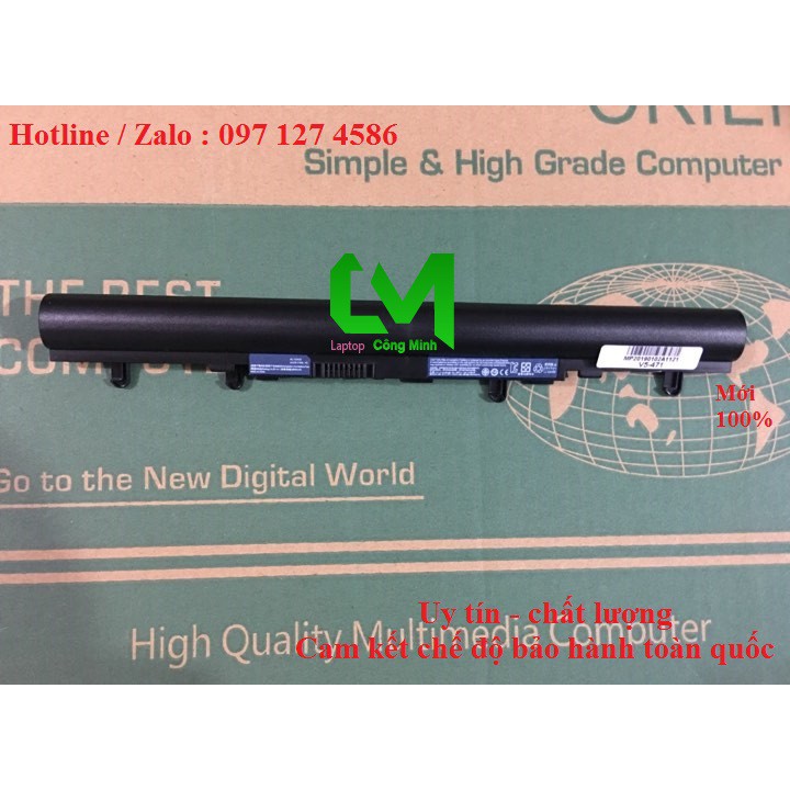 Pin Laptop Acer- V5 471,  V5-431, V5-431G, V5-531, V5-551, V5-571, E1-472, E1-572