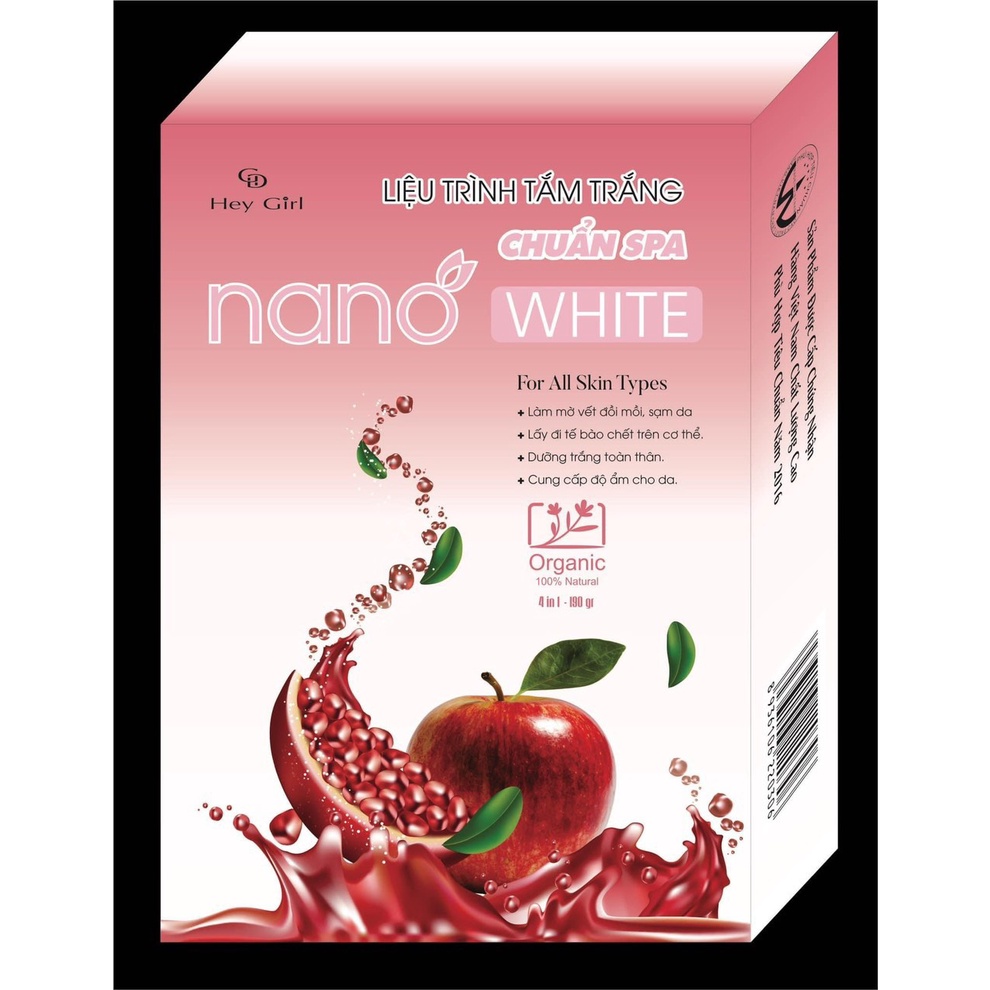 Tắm trắng body. Truyền trắng Nano White - trắng da an toàn