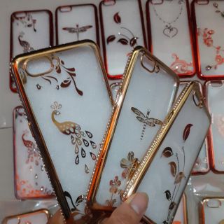 Ốp dẻo đính đá viềm si