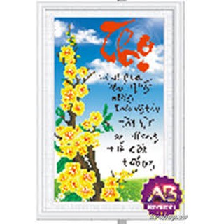 Tranh Đính Đá Chữ Thọ DF379 - 50x84cm