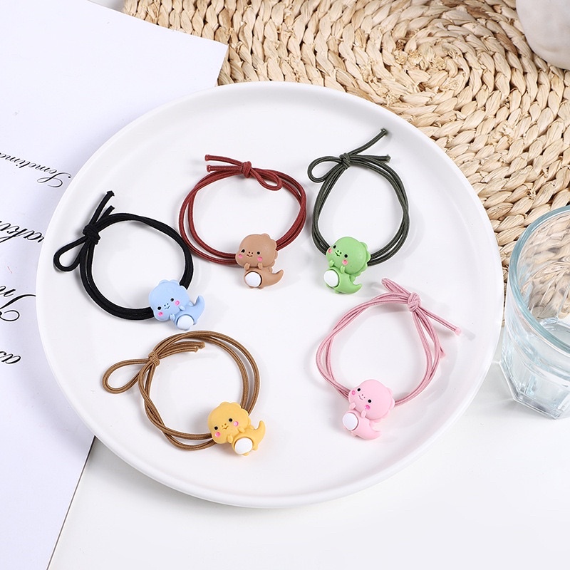 Dây Buộc Tóc Hình Thú , Đồ Cột Tóc Hoạt Hình Thun Co Giãn Chắ Chắn