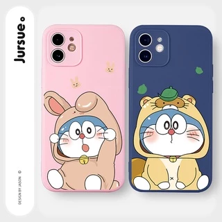 Ốp lưng JURSUE hoạt hình cặp đôi dễ thương đẹp cho iPhone 15 14 13 12 11 Pro Max SE 2020 X XR XS 8 7 ip 6S 6 Plus kute Y207