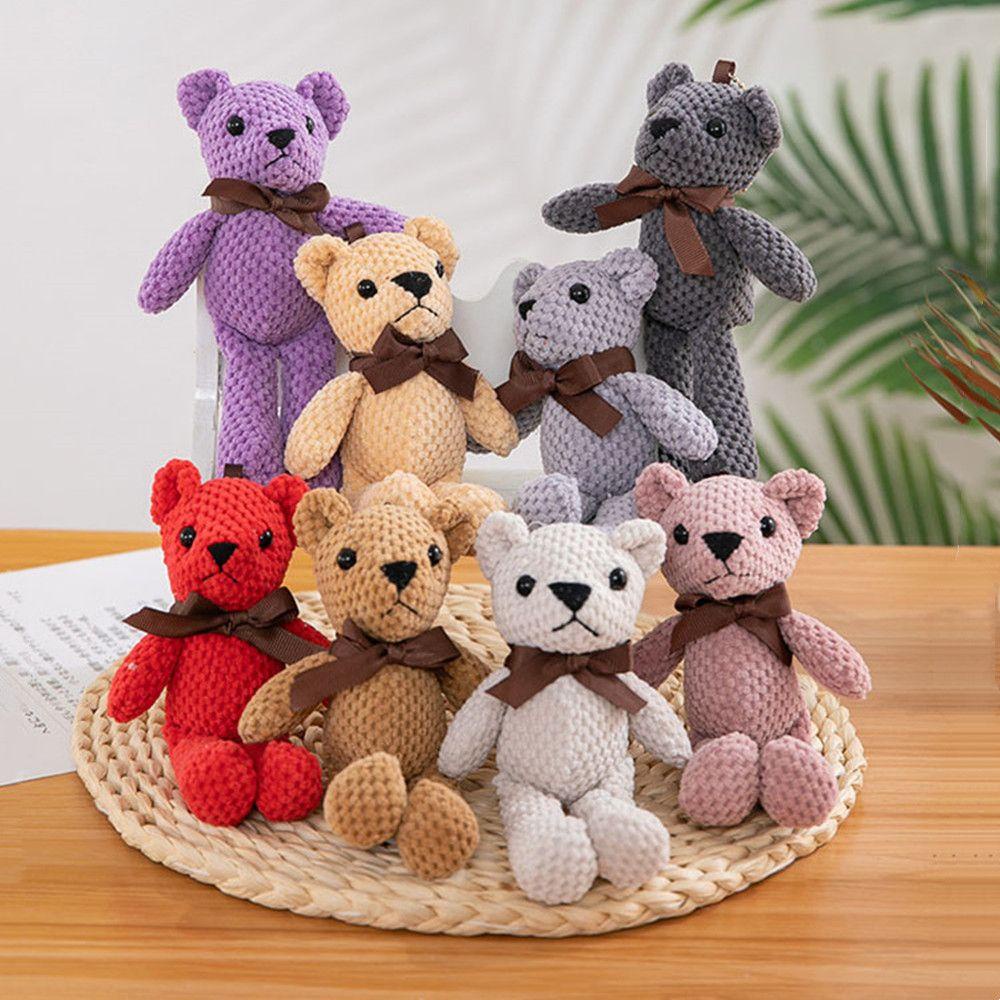 UUMIR Móc Khóa Hình Gấu Teddy Bằng Lông Nhung Dễ Thương Xinh Xắn