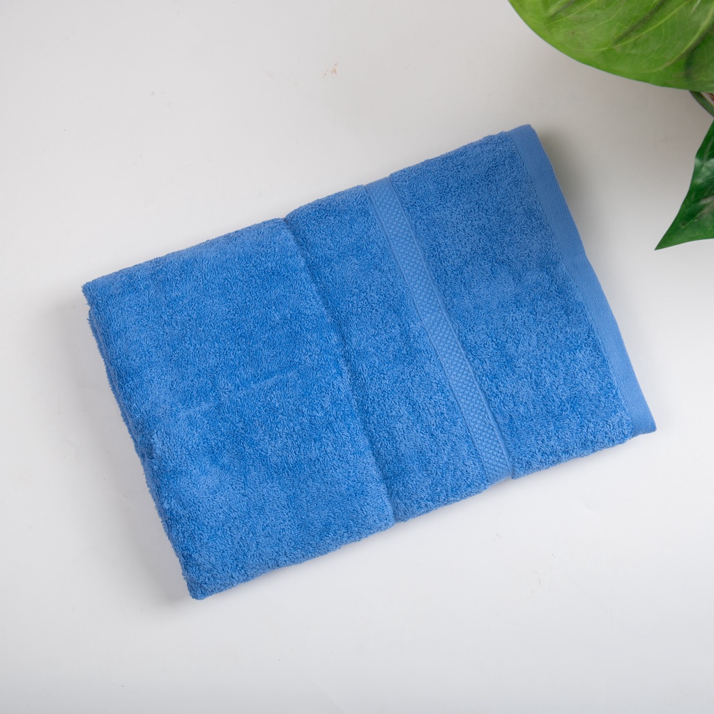 Khăn tắm cotton 100% kích thước 70x140cm 420gram Dolhome mềm mại,thấm hút nước,không phai màu - 82155