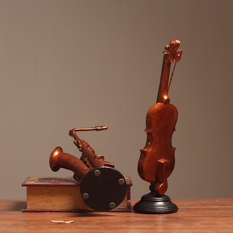 Tượng Đàn Violin & Kèn Saxaphone