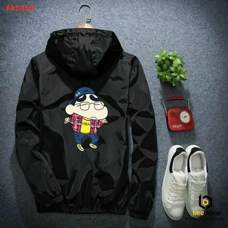 ÁO KHOÁC DÙ CAO CẤP NAM NỮ UNISEX (CÓ MŨ) MÈO ĐEO KÍNH CHUẨN FORM CAO CẤP