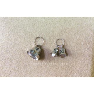 (gói 10) lục lạc lớn, nhỏ màu bạc [chuông màu, lục lạc màu, chuông trang trí, phụ liệu handmade]