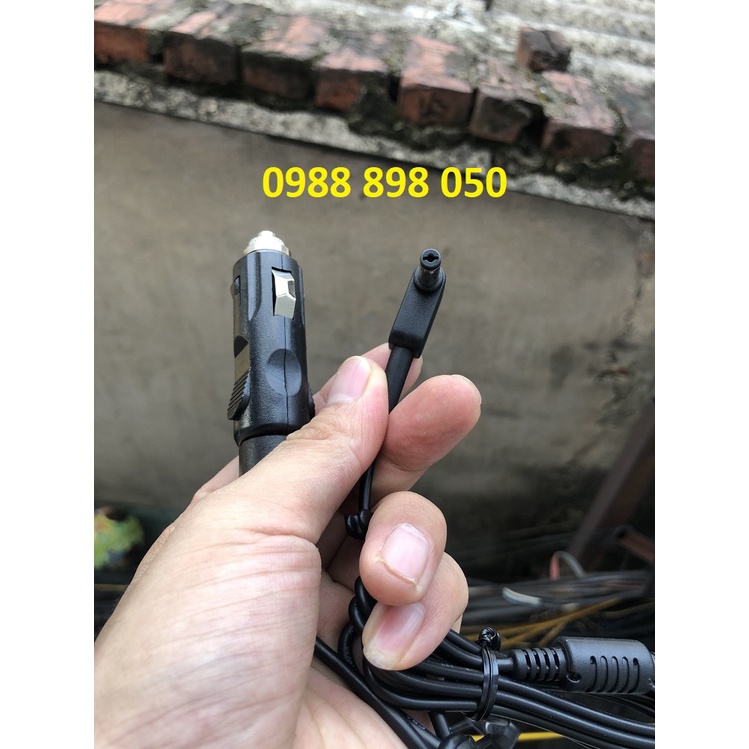 chân tẩu 12v lên 19v sạc laptop acer trên xe hơi ô tô