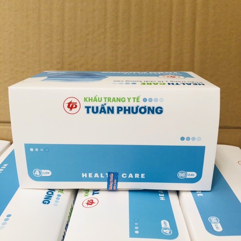 [SIÊU HOT]khẩu trang y tế kháng khuẩn 4 lớp dày dặn hàng công ty có đủ giấy tờ(1hộp/50cái) | BigBuy360 - bigbuy360.vn