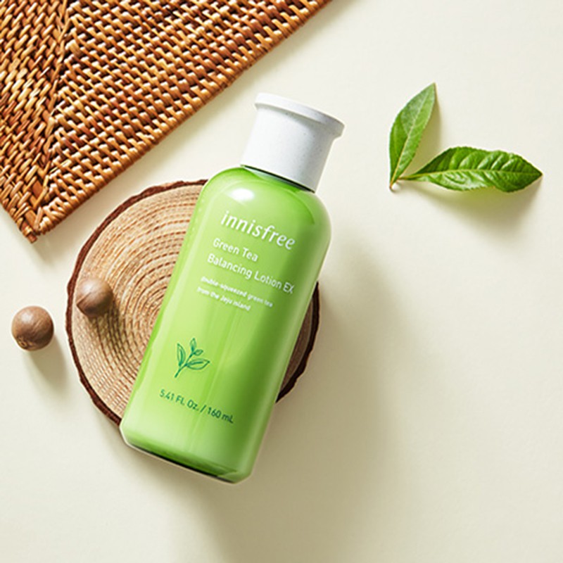 [L&V] Nước Hoa Hồng Trà Xanh Innisfree Green Tea Balancing Skin EX 200ml