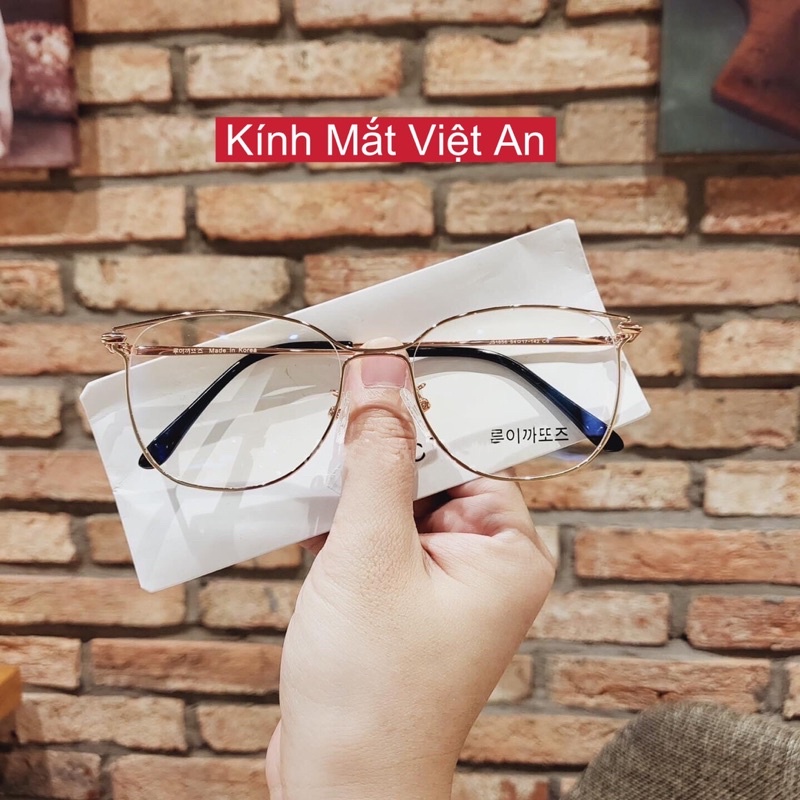 Gọng kính nữ Titanium cao cấp siêu hách tuổi trẻ trung, năng động gọng thanh mảnh, nhẹ phong cách Hàn Quốc