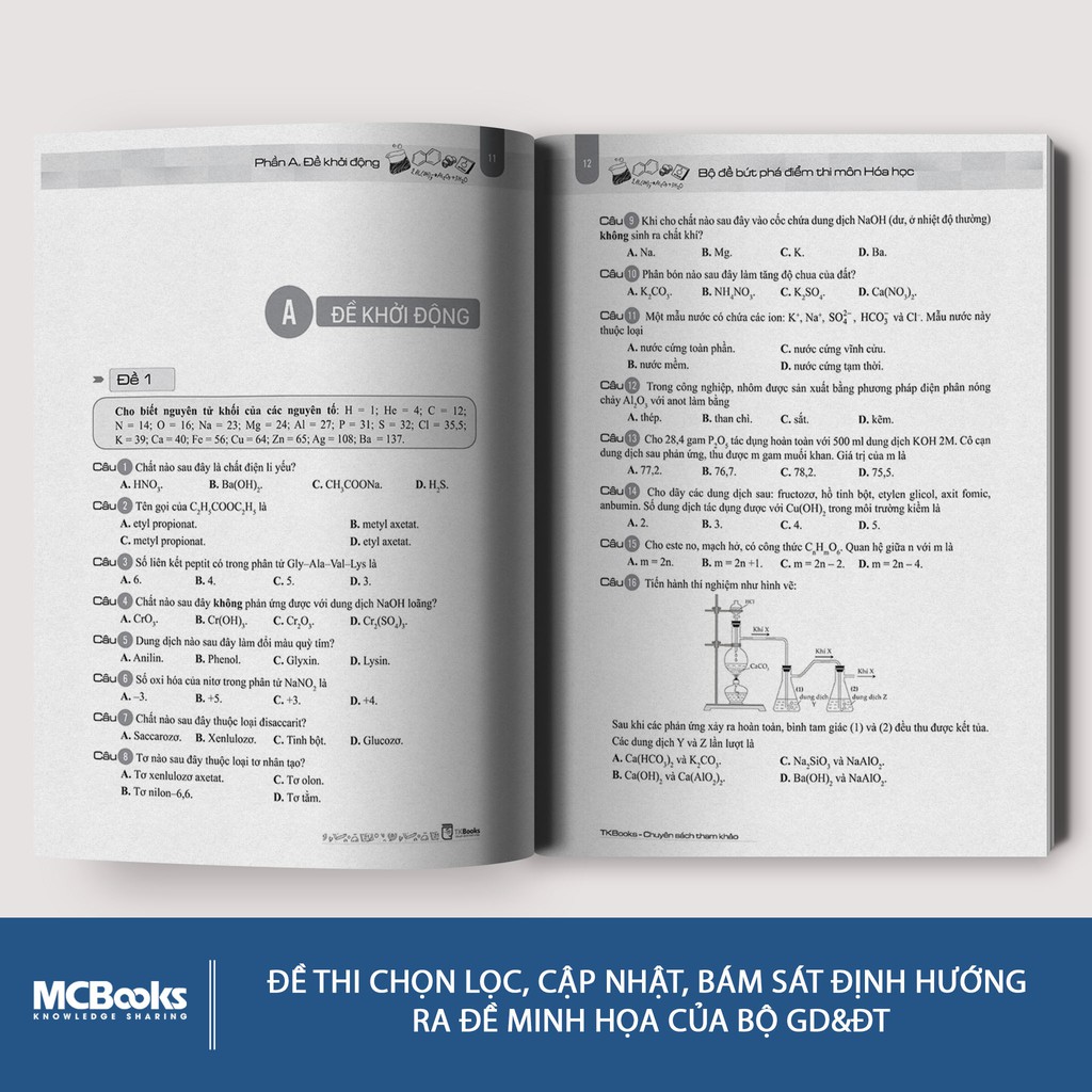 Sách - Bộ đề Bứt phá điểm thi môn Hóa học (Chinh phục kì thi THPT Quốc gia, Đại học và Cao đẳng)