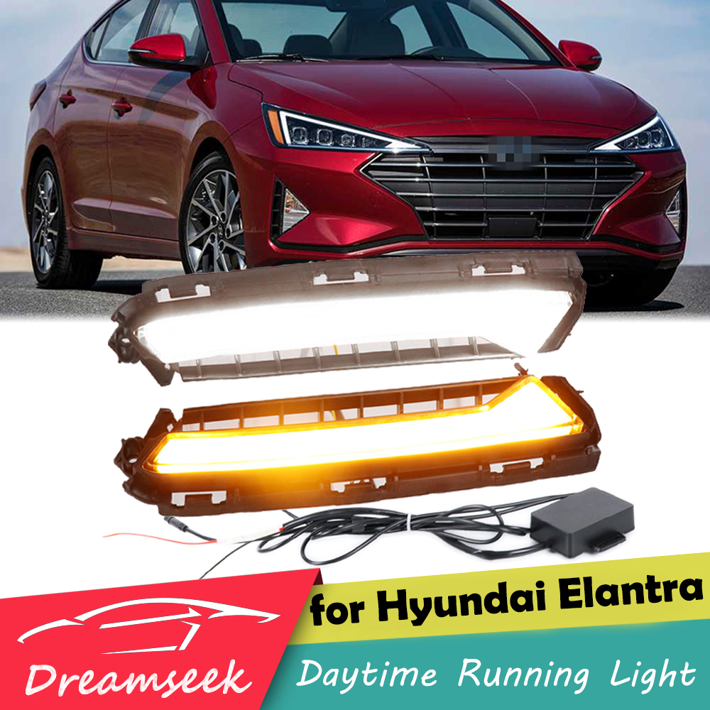 Đèn Led Ban Ngày Chống Sương Mù Cho Hyundai Elantra 2019 2020