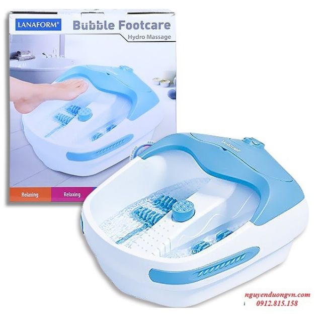 BỒN NGÂM-MASAGE CHÂN LANAFORM BUBBLE FOOTCARE LA110412( Bảo hành 2 năm)