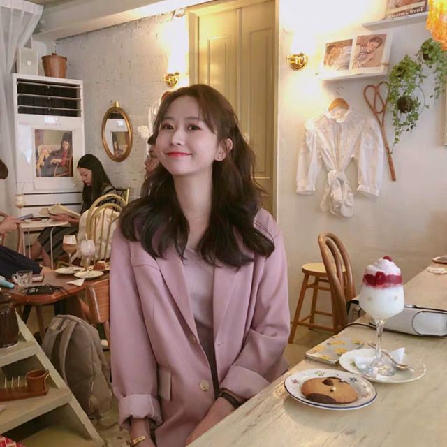 Blazer hồng