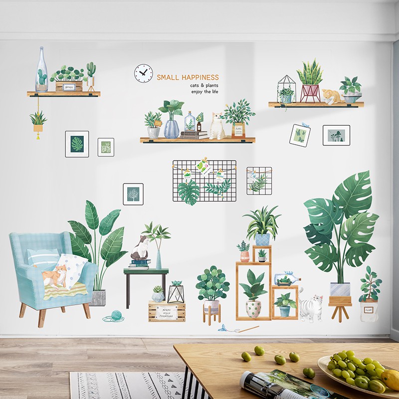 Decal dán tường combo ABC