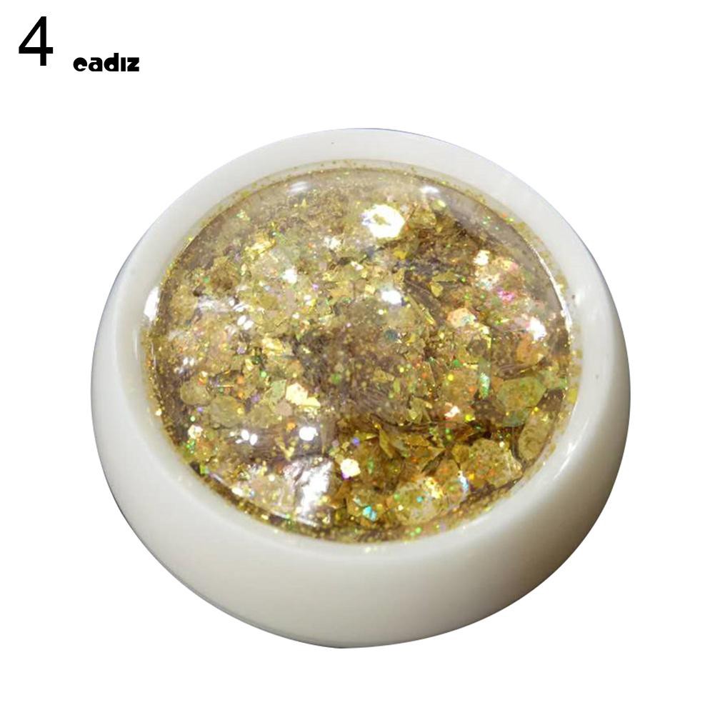 [Hàng mới về] Hộp kim tuyến nhiều màu xinh xắn lấp lánh trang trí móng tay tiện dụng