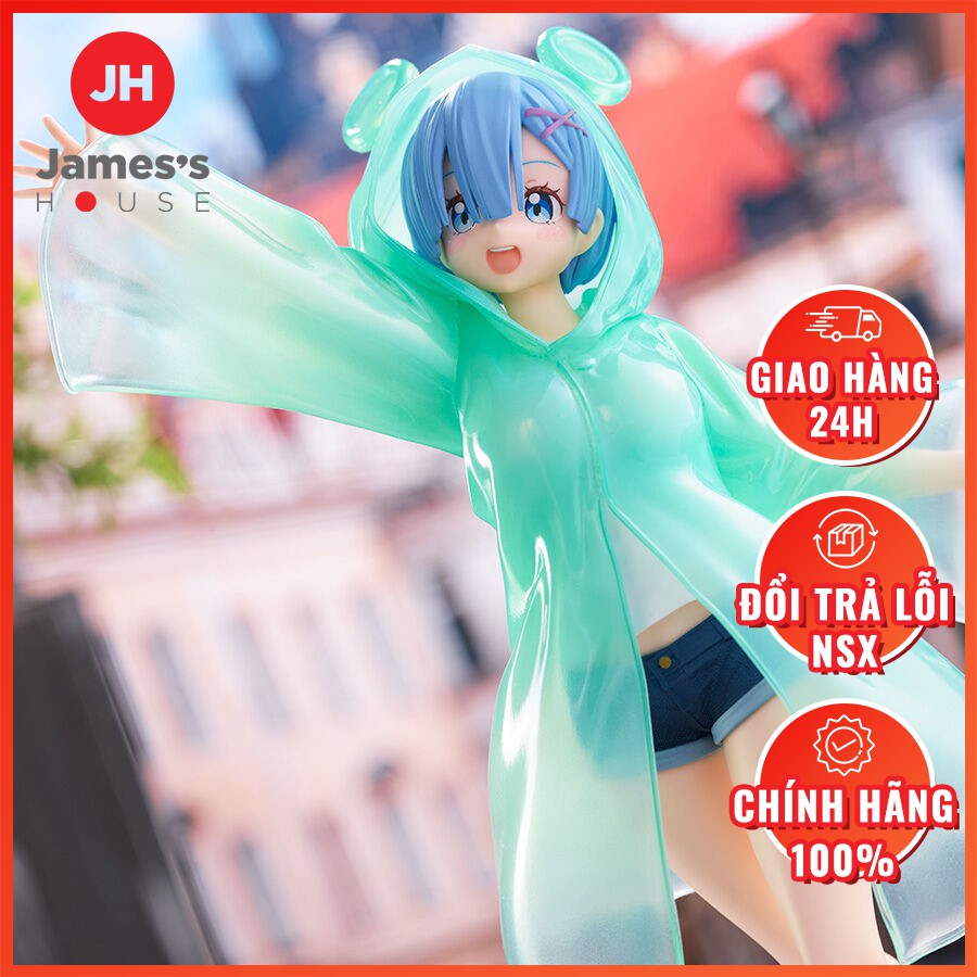 Mô Hình Figure Nhân Vật Anime Re:Zero - Rem Rainy Day - SPM Figure - Ngày Mưa, Ame no Hi Ver., SEGA, chính hãng Nhật Bản