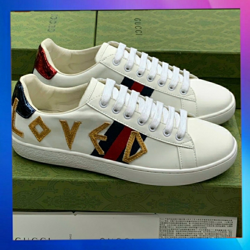 Giày GUCI  love siêuc ấp (ảnh thật) [HÀNG11-FULL PHỤ KIỆN] Giày thể thao guci 𝐆𝐮𝐜𝐜𝐢 love cao cấp | BigBuy360 - bigbuy360.vn