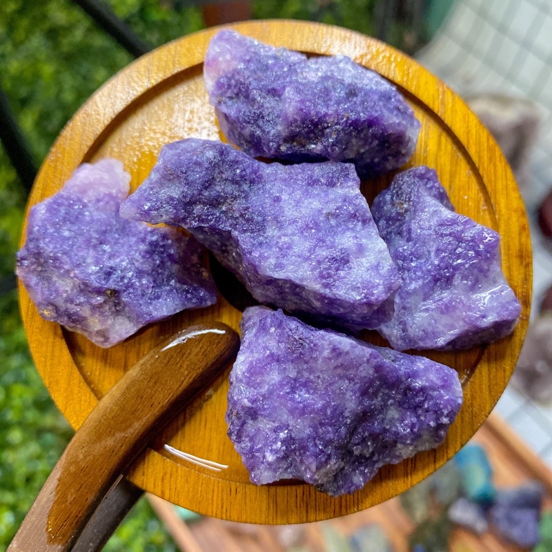 Đá Thô Mica Tím thanh tẩy không gian sống, Tarot, phong thủy, trang trí tiểu cảnh, chặn giấy