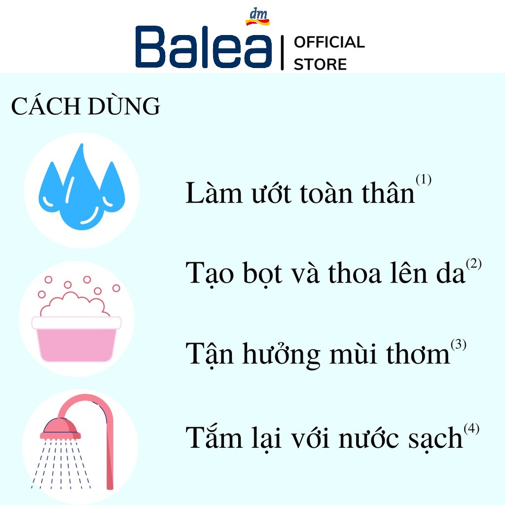 Sữa tắm dưỡng da dưỡng ẩm lưu hương lâu mềm mịn da  BALEA Soft Cream DUSCHE 300ml | BigBuy360 - bigbuy360.vn