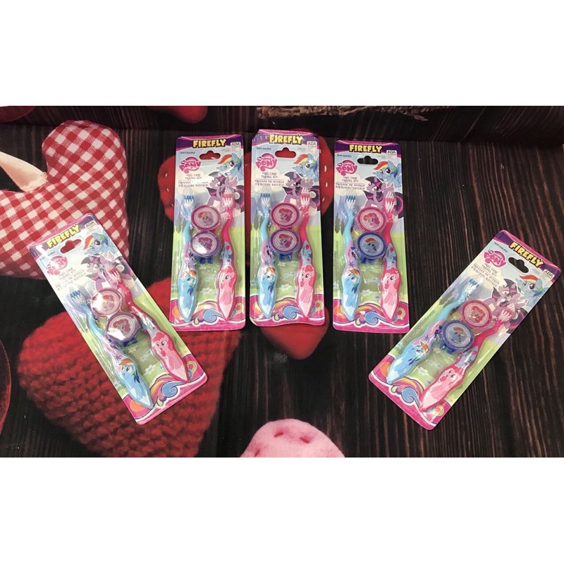 Set 2 bàn chảy đánh răng Pony mỹ