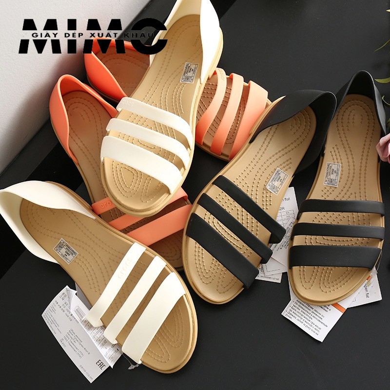 Sandal Nữ, Quai Hậu Cross Tulum, nhựa mềm nhiều màu cho nữ