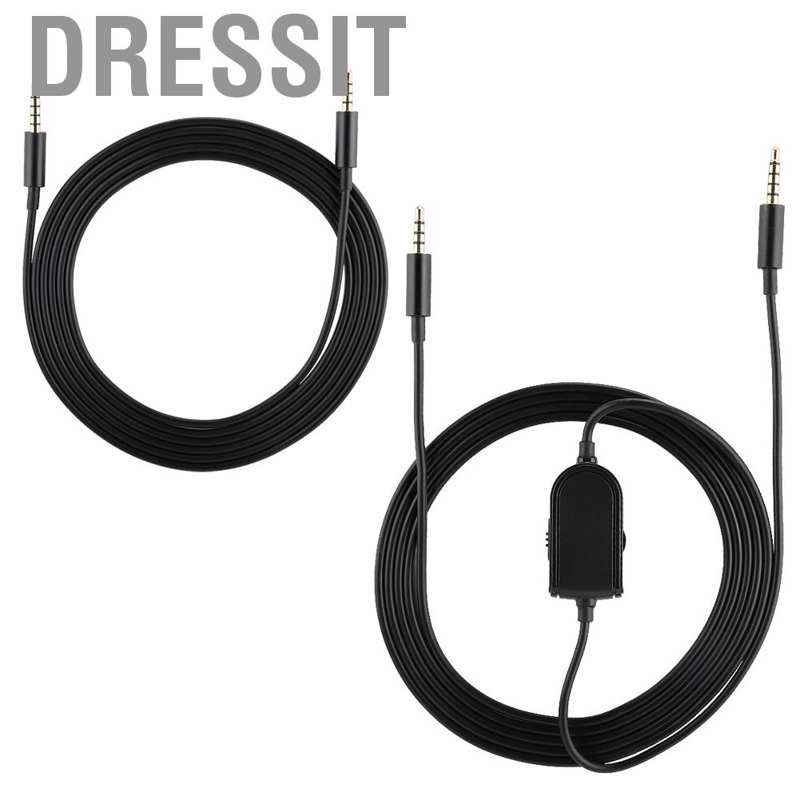 Dressit Gaming Headset Audio Cord with 3.5mm Plug for Logitech Astro A10/A40/A30/A50