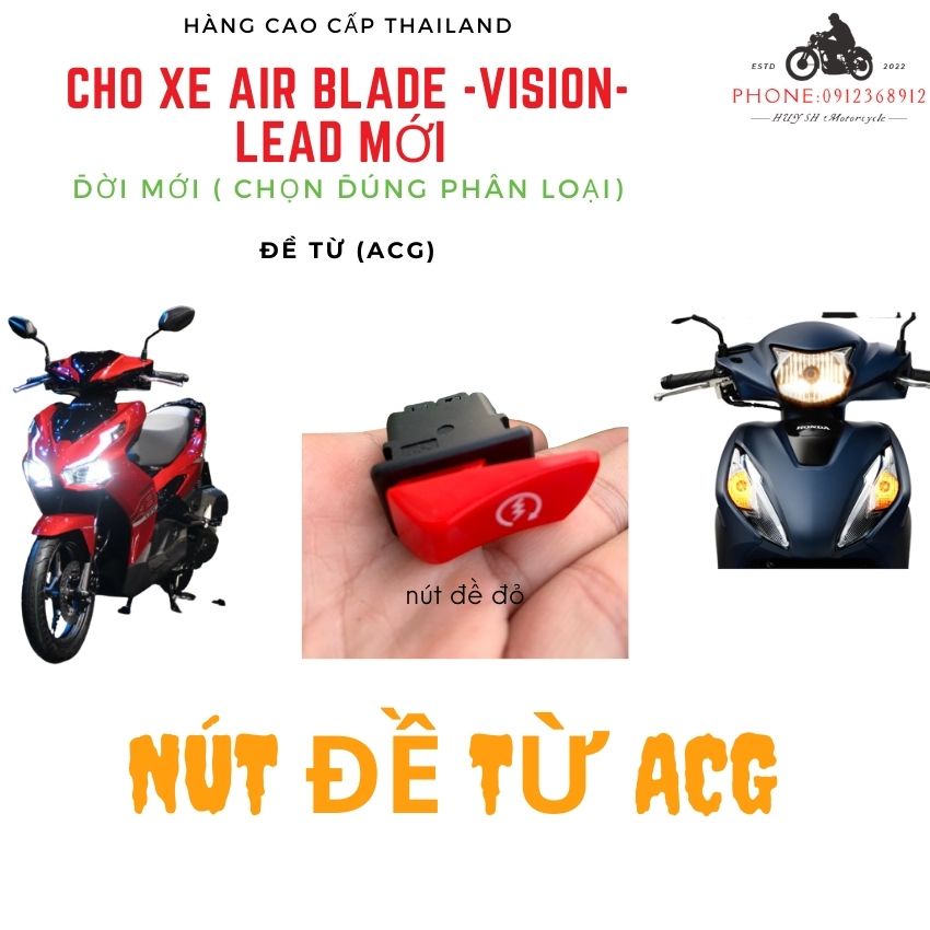 Nút Đề Từ Xe AB 2020, AB 2021, AB 2022, Vision 2021, Lead 2022