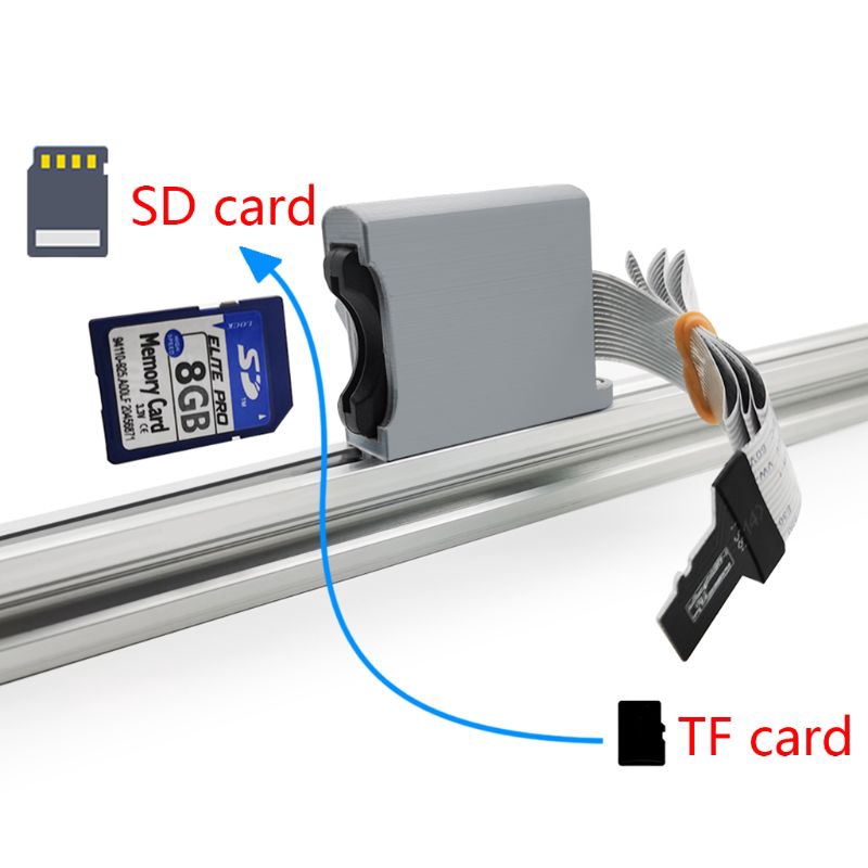 1 Bộ Cáp Đọc Thẻ Nhớ Tf Sang Sd Cho Máy In Ender3 / 3s